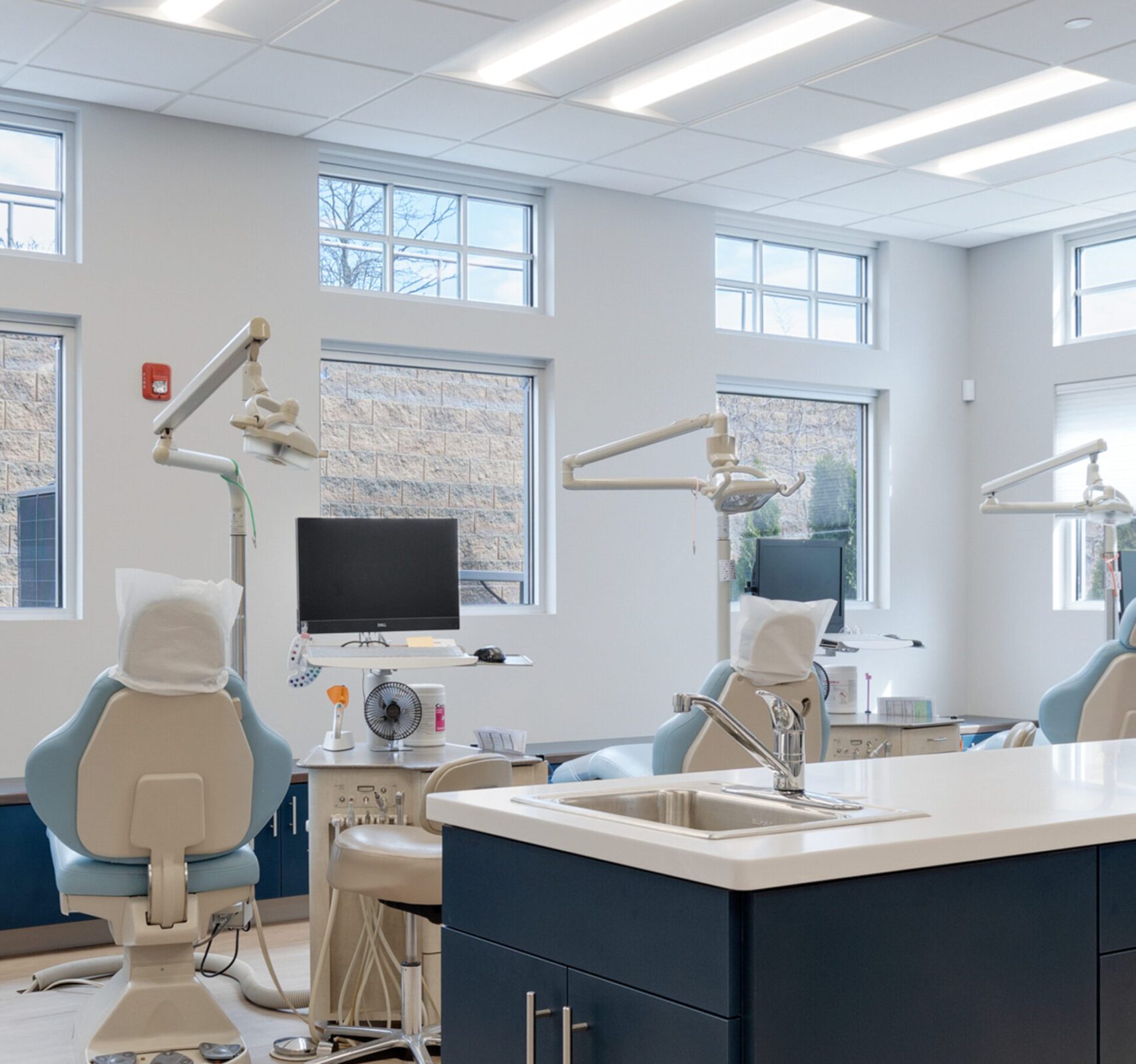 Saylor Murphy and Orthodontics exam chairs.