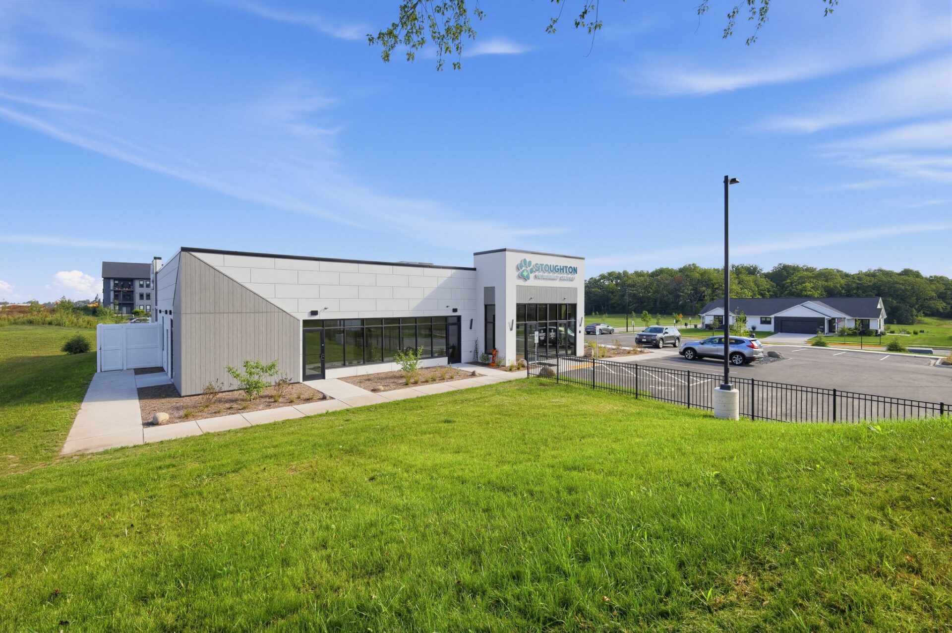 Stoughton Veterinary Service animal hospital designed and built by RWE Design Build in Stoughton, Wisconsin